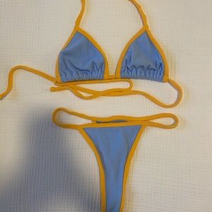 Frankies Bikinis TIA TERRY TRIANGLE BIKINI